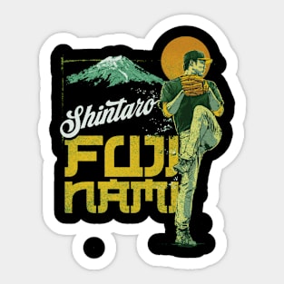 Shintaro Fujinami Oakland Mt. Fuji Sticker